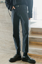 Load image into Gallery viewer, Sicilian men&#39;s autumn casual pants men&#39;s Korean version of the trend of men&#39;s nine-point black loose straight jeans
