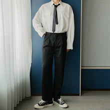 Load image into Gallery viewer, Sicilian men&#39;s casual pants men&#39;s Korean version of the trend of loose men&#39;s trousers loose straight drape suit pants
