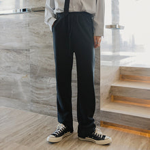 Load image into Gallery viewer, Sicilian men&#39;s loose straight-leg casual pants, men&#39;s black trendy sports pants, men&#39;s trousers, mopping pants
