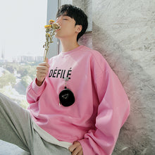 Load image into Gallery viewer, Sicilian men&#39;s spring new pullover sweater printed letters casual wild round neck long sleeve men&#39;s Korean version of the trend
