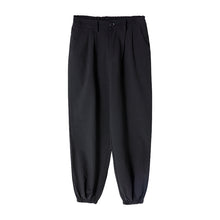 Load image into Gallery viewer, Sicilian men&#39;s men&#39;s black casual pants men&#39;s Korean version of the trend of nine loose straight leg pants
