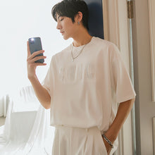 Load image into Gallery viewer, Sicilian men&#39;s short-sleeved t-shirt men&#39;s summer thin loose ins tide brand men&#39;s casual letter printed t-shirt
