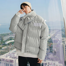 Load image into Gallery viewer, Sicilian Men&#39;s Wear 2020 Winter New Stand-up Collar Warm Short Padded Jacket Both sides wear trendy loose padded coat
