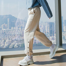 Load image into Gallery viewer, Sicilian men&#39;s winter new casual pants design sense of single-breasted leggings trend Korean youth trouser

