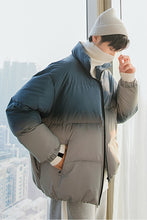 Load image into Gallery viewer, Sicilian Men&#39;s Winter New Reflective Gradient Thicken Coat
