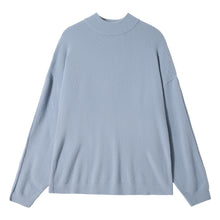 Load image into Gallery viewer, Sicilian men&#39;s clothing fast delivery ~ loose bottoming sweater autumn and winter casual half turtleneck sweater
