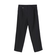 Load image into Gallery viewer, Sicilian men&#39;s spring new drape trousers men&#39;s straight loose ins ruffian handsome tapered casual nine-point pants
