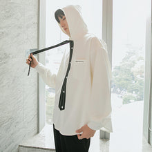 Load image into Gallery viewer, Sicilian men&#39;s tie shirt men&#39;s long-sleeved spring college style hooded cardigan casual loose new shirt

