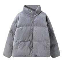Load image into Gallery viewer, Sicilian men&#39;s winter new velvet short coat loose-fitting trendy bread coat men&#39;s warm stand-up collar jacket
