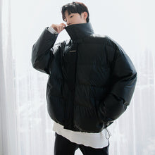 Load image into Gallery viewer, Sicilian men&#39;s stand-up collar jacket design sense tie bread clothes Korean style loose trend jacket men
