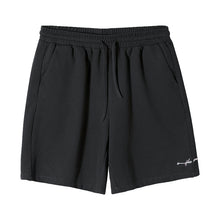 Load image into Gallery viewer, 【Limited Time Special】Embroidered five-point pants men&#39;s Korean style trend loose straight men&#39;s black casual shorts
