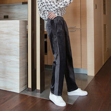 Load image into Gallery viewer, Sicilian men&#39;s 2020 new velvet pants Korean version of the trend of all-match straight comfortable trousers men&#39;s autumn loose
