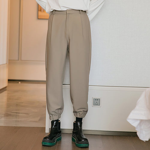 Sicilian men's spring new trousers men's Korean version of the trend of all-match trousers loose and handsome fashion casual pants