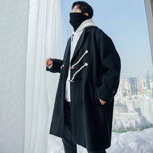 Load image into Gallery viewer, Sicilian men&#39;s winter new men&#39;s jacket suit collar Korean style handsome young horn button woolen coat 4657669726551 4657669726550 4657669726549 4657669726552
