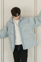 Load image into Gallery viewer, 【Spot quick delivery】Men&#39;s deerskin velvet stitching loose thickened stand-up collar cotton jacket men&#39;s winter
