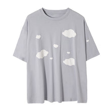 Load image into Gallery viewer, Sicilian men&#39;s summer short-sleeved men&#39;s tide brand trend five-point sleeve loose men&#39;s half-sleeved Hong Kong style printed t-shirt
