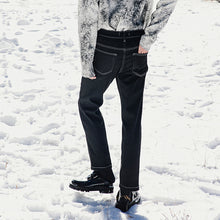 Load image into Gallery viewer, Sicilian Men&#39;s Fashion Men&#39;s Loose Straight Pants Men&#39;s Autumn Topline Casual Nine Jeans
