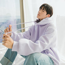 Load image into Gallery viewer, Sicilian men&#39;s autumn and winter models solid color long-sleeved sports jacket casual trend loose youth hooded sweater 4480874269361 4480874269355 4480874269357 4480874269359
