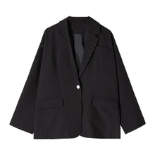 Load image into Gallery viewer, Sicilian men&#39;s autumn casual suit jacket men&#39;s Korean version of the trend loose men&#39;s black small suit
