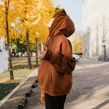 Load image into Gallery viewer, Sicilian men&#39;s thick lamb wool hooded sweater men&#39;s Korean version of the trend of men&#39;s spring and autumn tops
