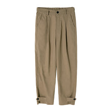 Load image into Gallery viewer, Sicilian men&#39;s spring cotton and linen pants men&#39;s Korean version of the trend of men&#39;s loose nine-point trousers casual suit pants
