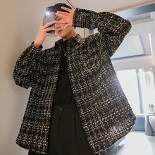 Load image into Gallery viewer, Sicilian men&#39;s spring small fragrance style shirt men&#39;s long-sleeved inch shirt trend loose shirt casual thin jacket
