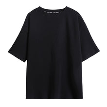 Load image into Gallery viewer, Sicilian men&#39;s knitted short-sleeved t-shirt men&#39;s summer thin loose casual ins men&#39;s simple striped t-shirt

